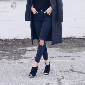 Free people high waisted ankle Jean